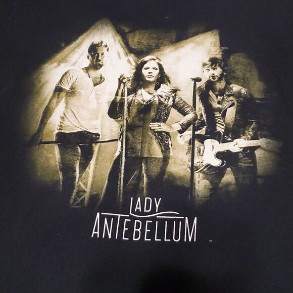 Lady Antebellum 2015 black concert tour t-shirt size S wheels up - Picture 2 of 6